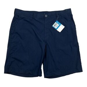 Columbia Shorts 38‎ Navy Blue Cotton NWT Gorpcore Classic Chino AM4471